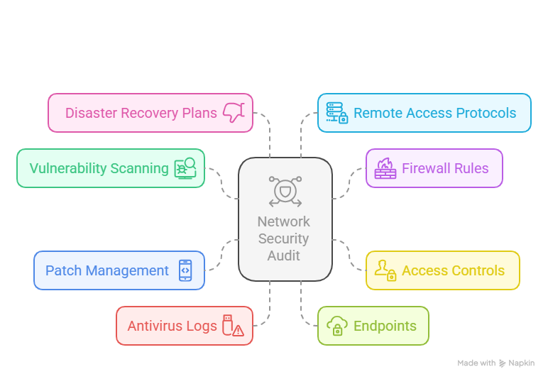 Tips for Network Security Audit:Guide to Securing Digital Infrastructure | Elysian Communication Tips for Network Security Audit:Guide to Securing Digital Infrastructure | Elysian Communication
